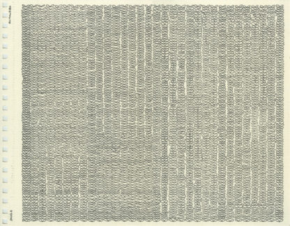 Untitled (Knit Stitches Drawing), 2011 Anna Maltz